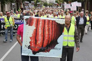 Manifestacion emigrantes retornados.