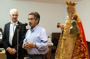 Centro Asturiano, Calle Peñas Redondas 17, Santander. El Presidente de Cantabria, Miguel Angel Revilla, asiste a la fiesta de "La Santina"