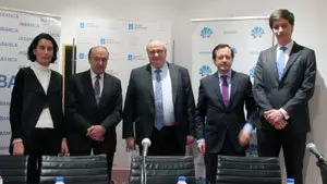 Flor Gómez, Julio Lage, Carlos Conde, J. Antonio Fernández y Alejandro Segura