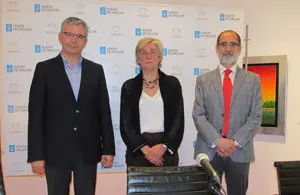 Emilio Fernández, Ana Rodríguez y Antonio Villalva