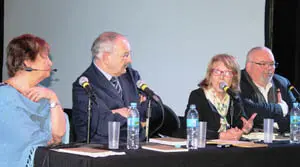 Acto Instituto Argentino de Cultura gallega MOuzande RVillares JDelgado y LTosar MR 2