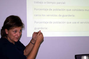 Carmen Salinas durante el seminario