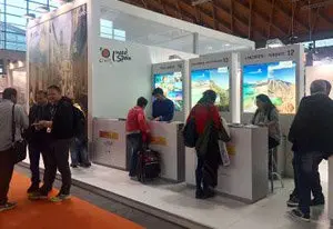 Estand de Canarias en Italia