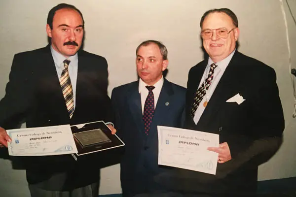Amarelo de Castro, Luis Vaamonde y Ramiro Vieto 