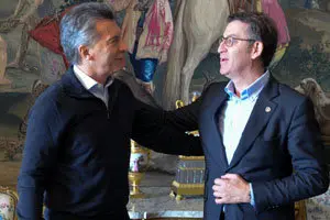 Feijoo y Macri