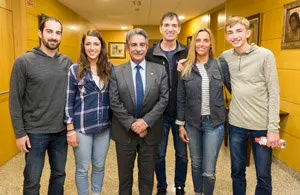 Presidente de Cantabria, Miguel Ángel Revilla, embajador Año Jubilar Lebaniego 2017. John Stockton. 07 ABRIL 2017 © Miguel De la Parra