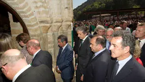 MONASTERIO SANTO TORIBIO DE LIEBANA/ CAMALEÑO/ CANTABRIA
El Arzobispo de Madrid y Cardenal presbítero de Santa María en Trastevere Carlos Osoro Sierra preside la apertura de la Puerta del Perdon dando paso al Año Jubilar Lebaniego en el Monasterio de Santo Toribio de Liebana.