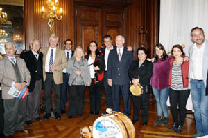 Grupal Alcaldes diputados y miembros de la agrupación Baixo Miño