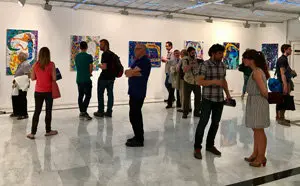 5. La sala B con otra perspectiva, tras el acto de inauguración