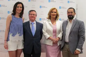 La periodista y escritora Aida Soilán, el coordinador de Actividades Culturales de la Casa de Galicia, Ramón Jiménez, la escritora y periodista Nieves Herrero y el profesor David Álvarez