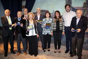 Centro Salamanca BBAA-Homenajeados por 50 años de socios