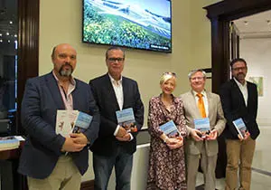 Basilio Rodríguez Cañada, Carlos Jorge García, Rosa María Milleiro, Ramón Jiménez y Ángel Mato Escolano