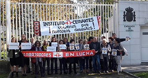 Huelga Instituto Cervantes de Varsovia