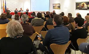 El homenaje registró numerosa concurrencia, a pesar de las dificultades que hubo para moverse por Madrid esa jornada