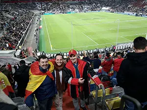 Aficionados estadio