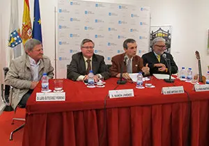 Luis Gutierrez Perrino, Ramón Jiménez, José Antonio Ortiz y Jorge Martínez-Cava, en la mesa presidencial