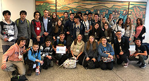 Chegada ultimos participantes Conecta con Galicia Uruguai 2018