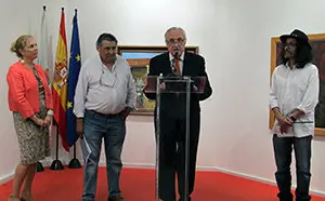 Pilar Falcón, Manuel Seixas, José Ramón Ónega y Carlos Santos