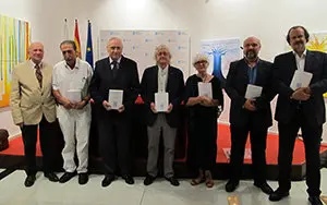 Antonio Domínguez Rey, Vicente Araguas, José Ramón Ónega , Manuel Pereira, Luz Pichel, Basilio Rodríguez Cañada y Miguel Anxo Fernán Vello.