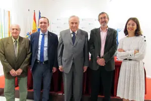 Manuel Maceiras, Marcelino Agís, José Ramón Ónega, Tomás Domingo y Laura Rodríguez