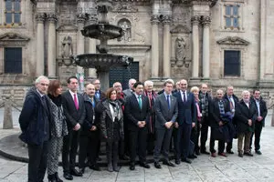 Feijóo y Miranda, con delegados