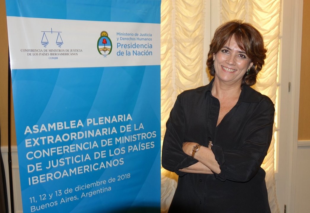 Ministra de Justicia Dolores Delgado en Bs As Dic 2018 I