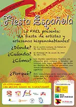 Cartel Fiesta Española Luxemburgo