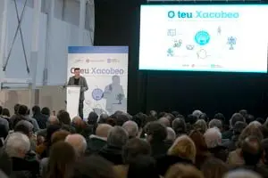 12,00 h.-   O conselleiro de Cultura e Turismo, Román Rodríguez, acompañado pola comisaria do Xacobeo 21, Cecilia Pereira, presentará O teu Xacobeo, convocatoria aberta de proxectos de dinamización do Ano Santo. No salón de convencións do Edificio CINC (monte Gaiás, s/n).
foto xoán crespo
12/01/2019