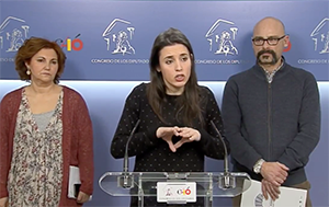 Irene Montero en el Congreso