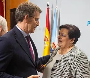 Feijóo con María Rosa Sotelo