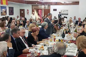 Pedro Bello en Banquete Federación Castellana y leonesa 2 