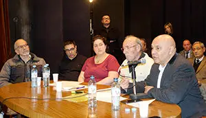 Centro Gallego de Buenos Aires Olmos en la Asamblea tras la aprobación del contrato de gerenciamiento