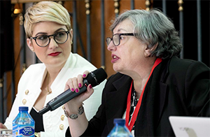 Estela Marina Pérez y Aurelia Álvarez