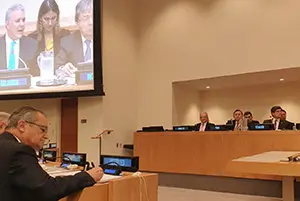 JUAN PABLO DE LAIGLESIA EN LA ONU SEP. 2019