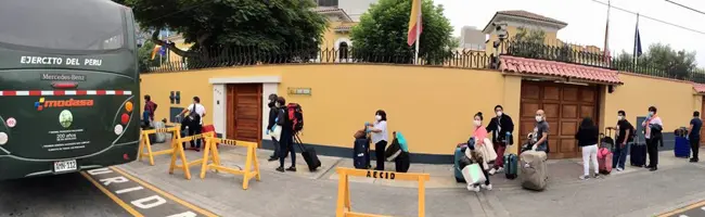 Vuelo desde Peru