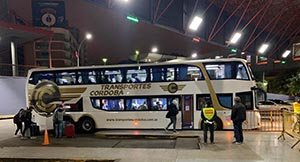 Autobus desde Cba rumbo a EZEIZA