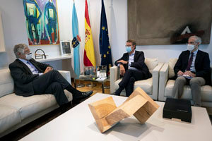 anf e francisco conde  reunese co embaixador de portugal en españa, joao mira gomes