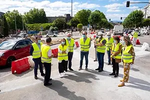 11,30 h.-    A conselleira de Infraestruturas e Mobilidade en funcións, Ethel Vázquez, supervisará as obras de mellora e integración paisaxística dos Camiños de Santiago que se están a levar a cabo no Camiño Francés ao seu paso pola avenida de Lugo e polo cruce dos Concheiros. Punto de encontro: na contorna do parque da Pirámide, na avenida de Lugo. 
foto xoán crespo
04/08/2020