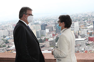 Laya en Mexico-Con ministro Exteriores