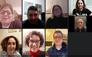 CG Barcelona-Conexión alumnos clases pandereta