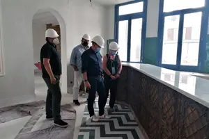 Casa Zamora en Madrid en obras