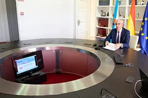16,00 h.- O vicepresidente segundo e conselleiro de Economía, Empresa e Innovación, Francisco Conde, participará por videoconferencia no Ciclo Webinar País: Brasil, impulsado polo Instituto Galego de Promoción Económica (Igape).
foto xoán crespo
29/09/2021