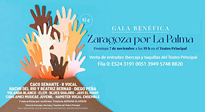 Cartel Zaragoza por La Palma