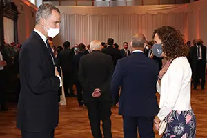 Rey en Chile-Estadio Español 2