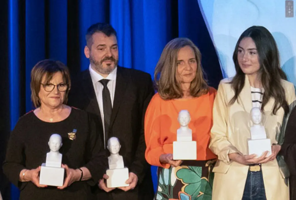 O titular do Goberno galego en funcións, Alberto Núñez Feijóo, acompañado polo conselleiro de Cultura, Educación e Universidade en funcións, Román Rodríguez, participa na entrega dos Premios da Cultura Galega 2021. CGAC (Santiago de Compostela) , 07/05/22.