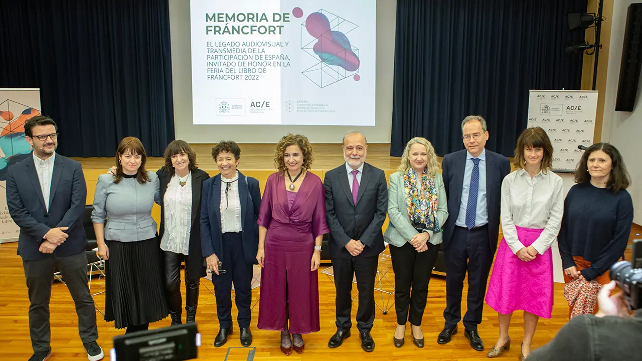 María Jesús Montero presentación Memoria de Fráncfort