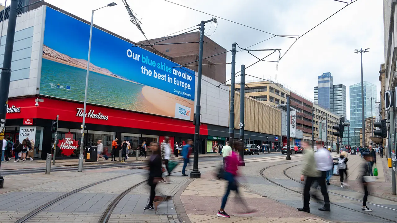 Valla de Turismo en Manchester