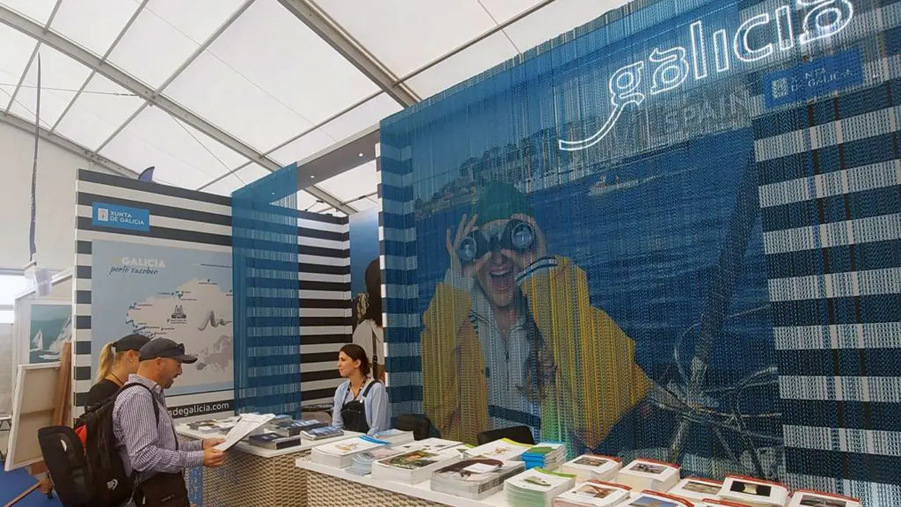 Estand de Galicia en una Feria