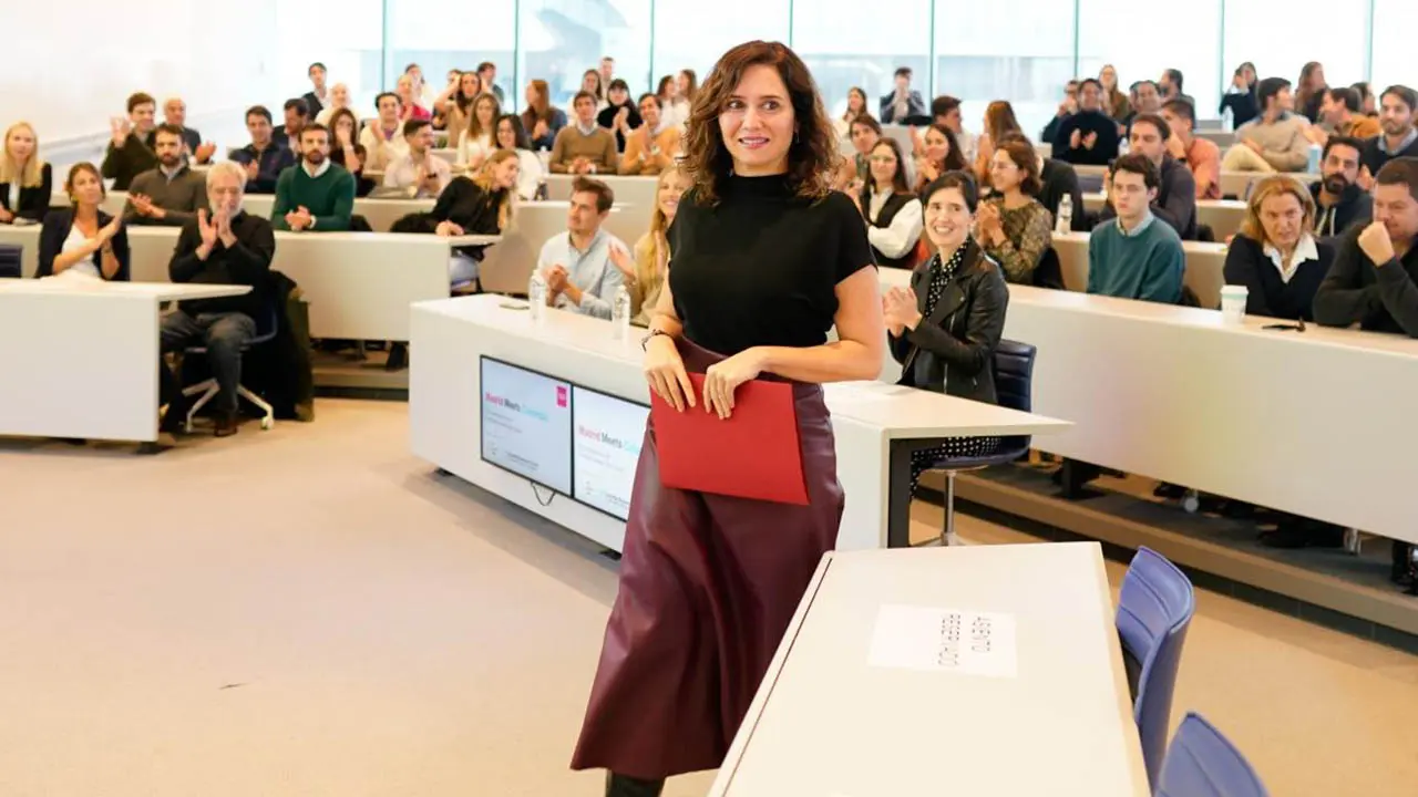 Diaz Ayuso en Nueva York-columbia business