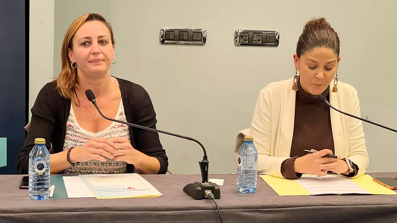Dalia Campomanes y Lidia Fernández
